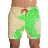 Color Changing Swim Shorts for Boys 12 15 Bathing Suit 2020 Quick Dry Beach Swimming Trunks Water Hot Discoloration Board Shorts