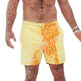 Color Changing Swim Shorts for Boys 12 15 Bathing Suit 2020 Quick Dry Beach Swimming Trunks Water Hot Discoloration Board Shorts