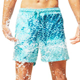 Color Changing Swim Shorts for Boys 12 15 Bathing Suit 2020 Quick Dry Beach Swimming Trunks Water Hot Discoloration Board Shorts