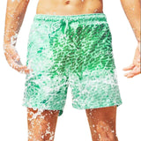 Color Changing Swim Shorts for Boys 12 15 Bathing Suit 2020 Quick Dry Beach Swimming Trunks Water Hot Discoloration Board Shorts