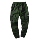 Men Casual Wear-resistant Large Size Ankle-tied Drawstring Cotton Pants Trousers Pantalon Homme Military Cargo Pants Leggings