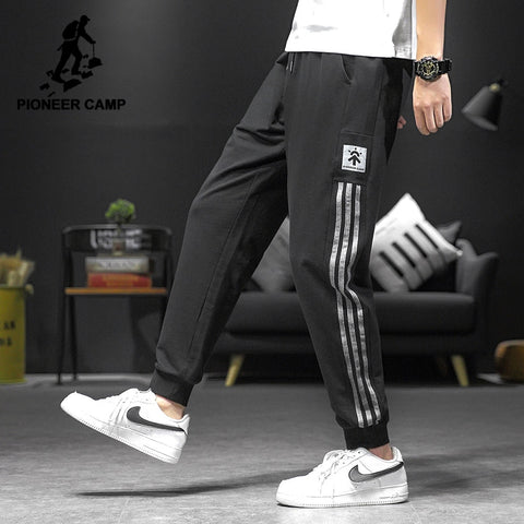 Pioneer Camp 2020 Classic Joggers Men 100% Cotton Comfortable Black Autumn Winter Men's Sweatpants AZZ0202175